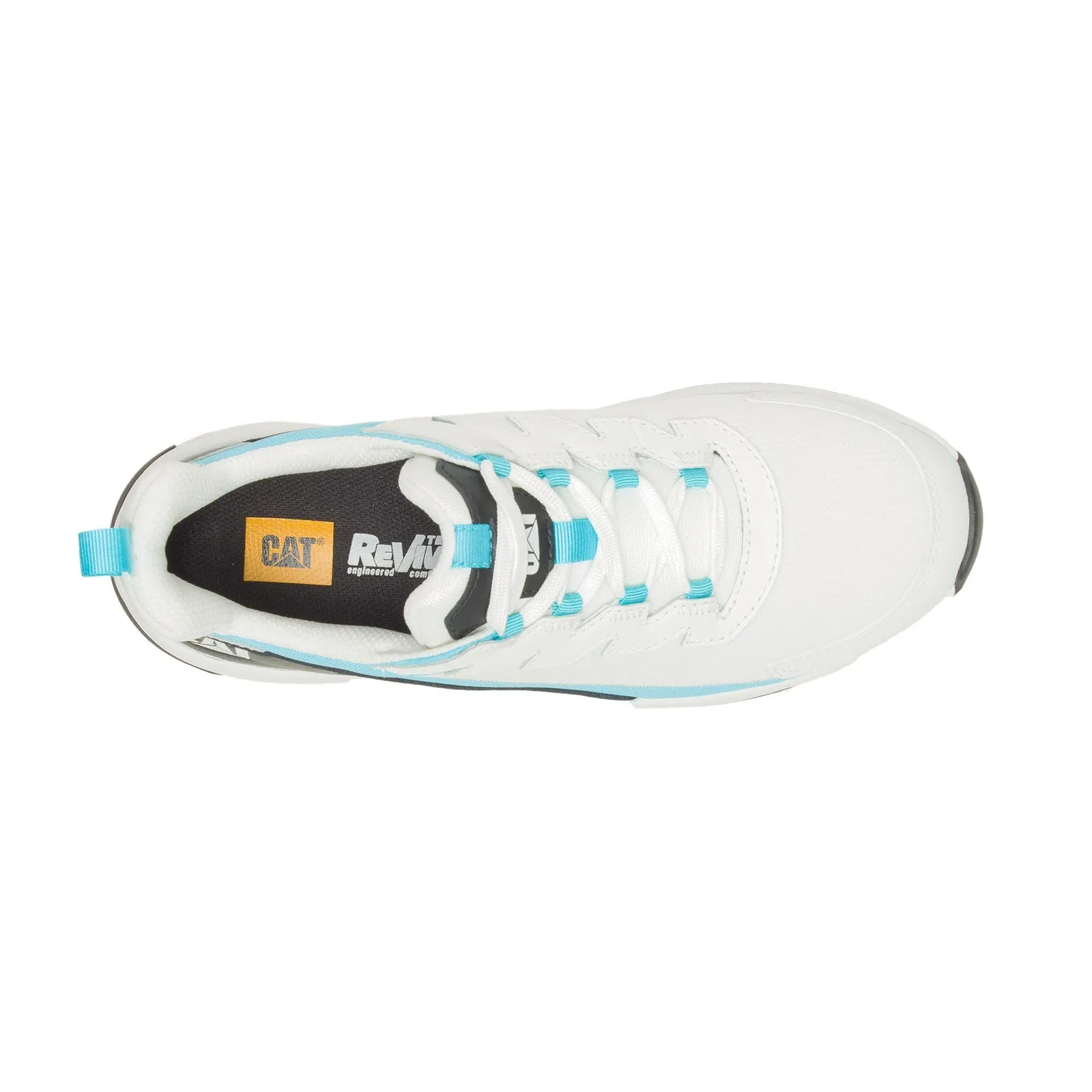 Women's Streamline Runner Composite-Toe Work Shoe White/Blue