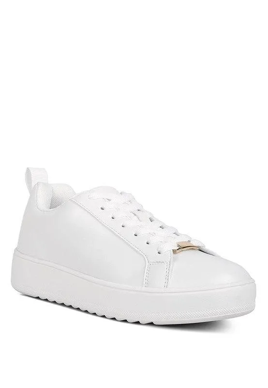 Women's Tennis Shoes Rouxy Faux Leather Sneakers