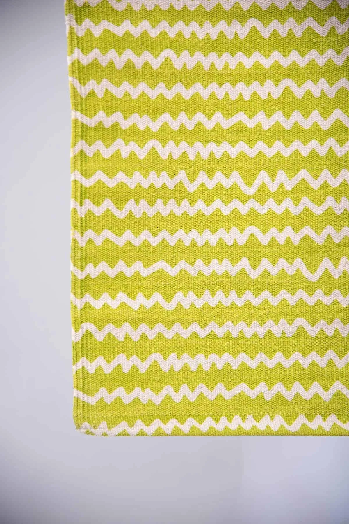 Worli Water Lime Printed Rug