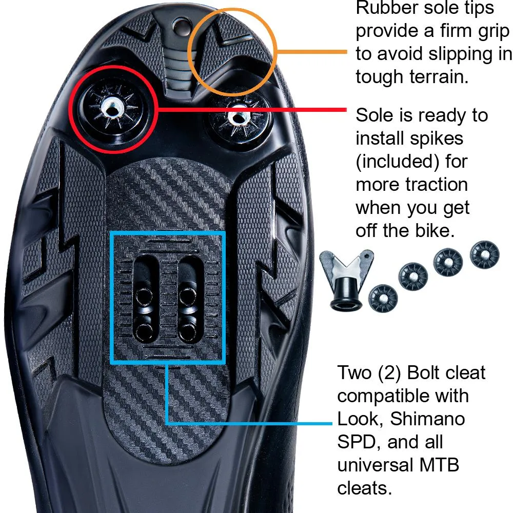 Zol Raptor Mtb and Indoor Cycling Shoe