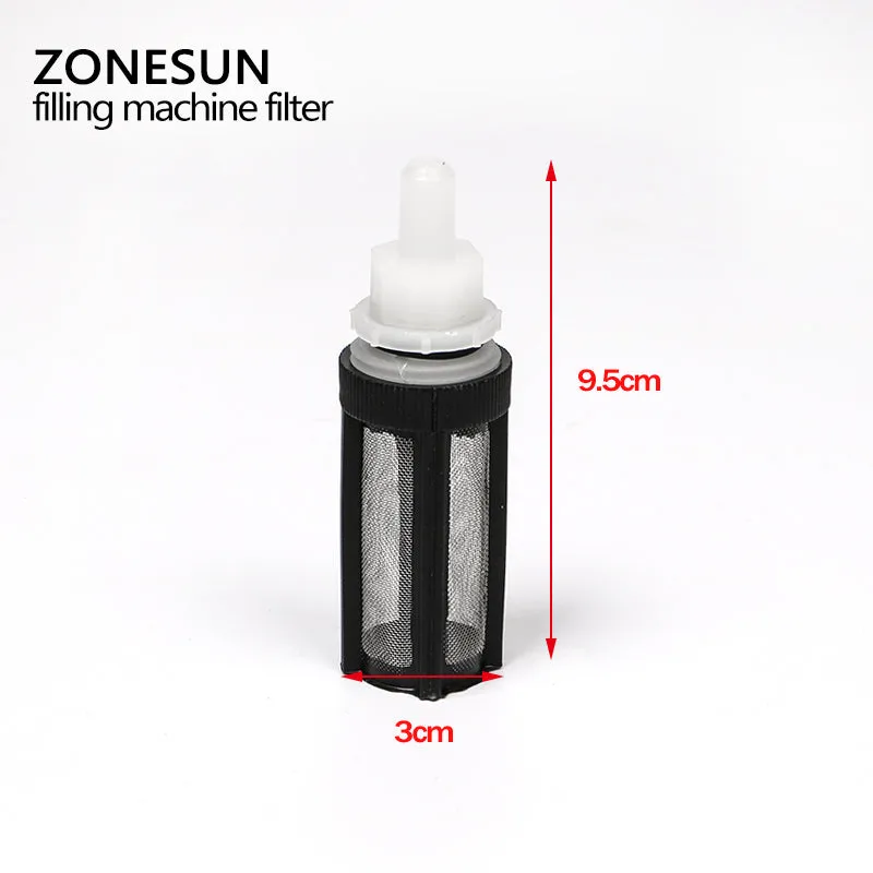 ZONESUN Filling Filter GFK-160 KC-280 Digital Water Juice Milk Filling Machine